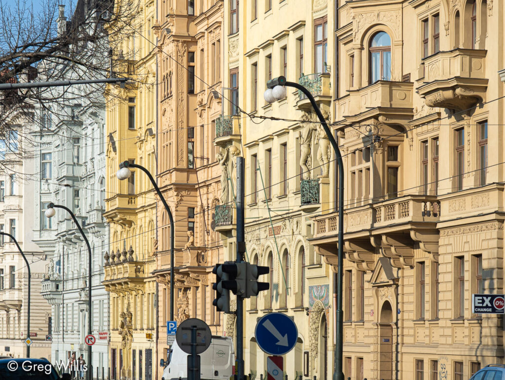 Rašín Embankment along the Vltava River