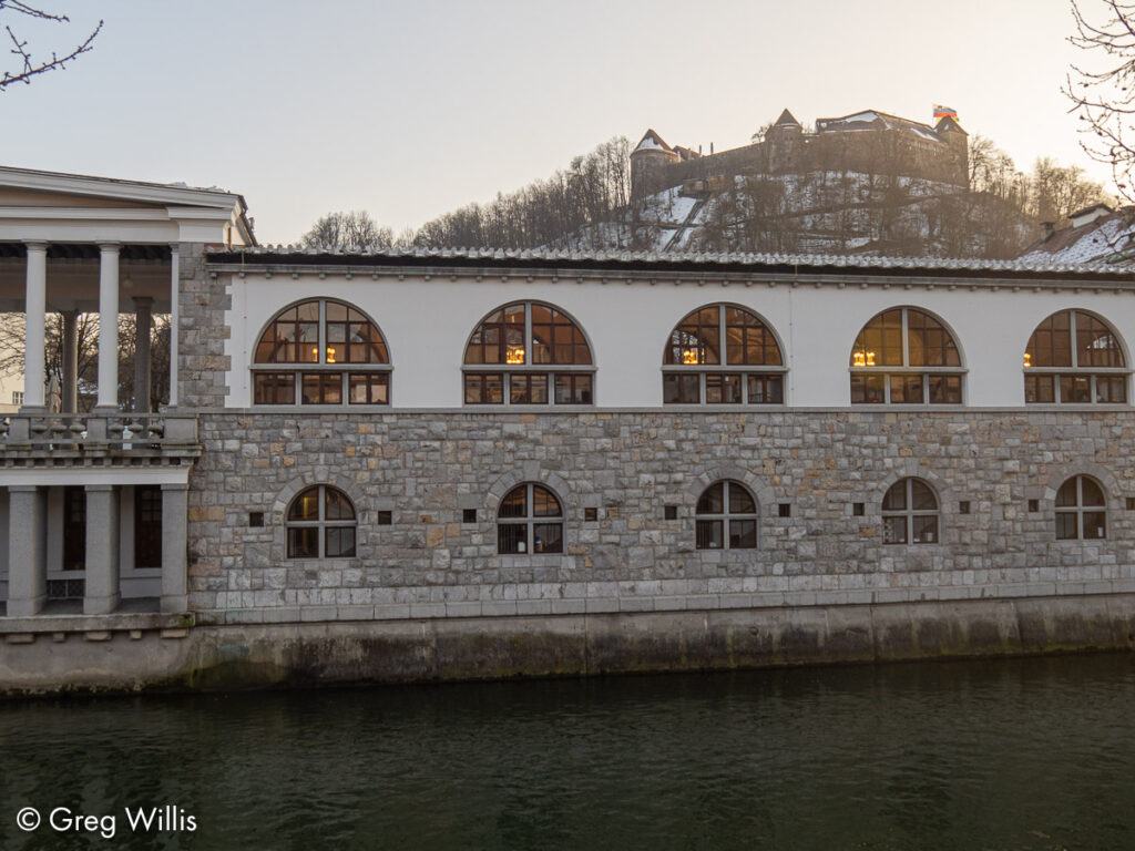 Ljubljana Central Market, River Side