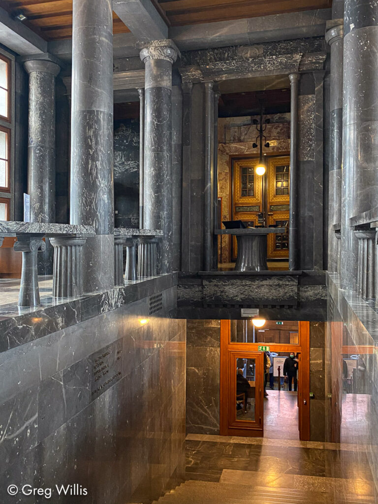 National and University Library, Entrance Stairs