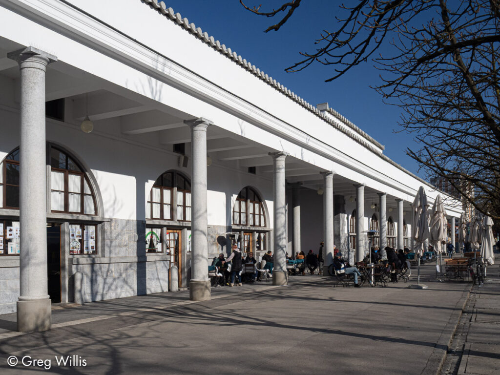 Ljubljana Central Market, Street Side