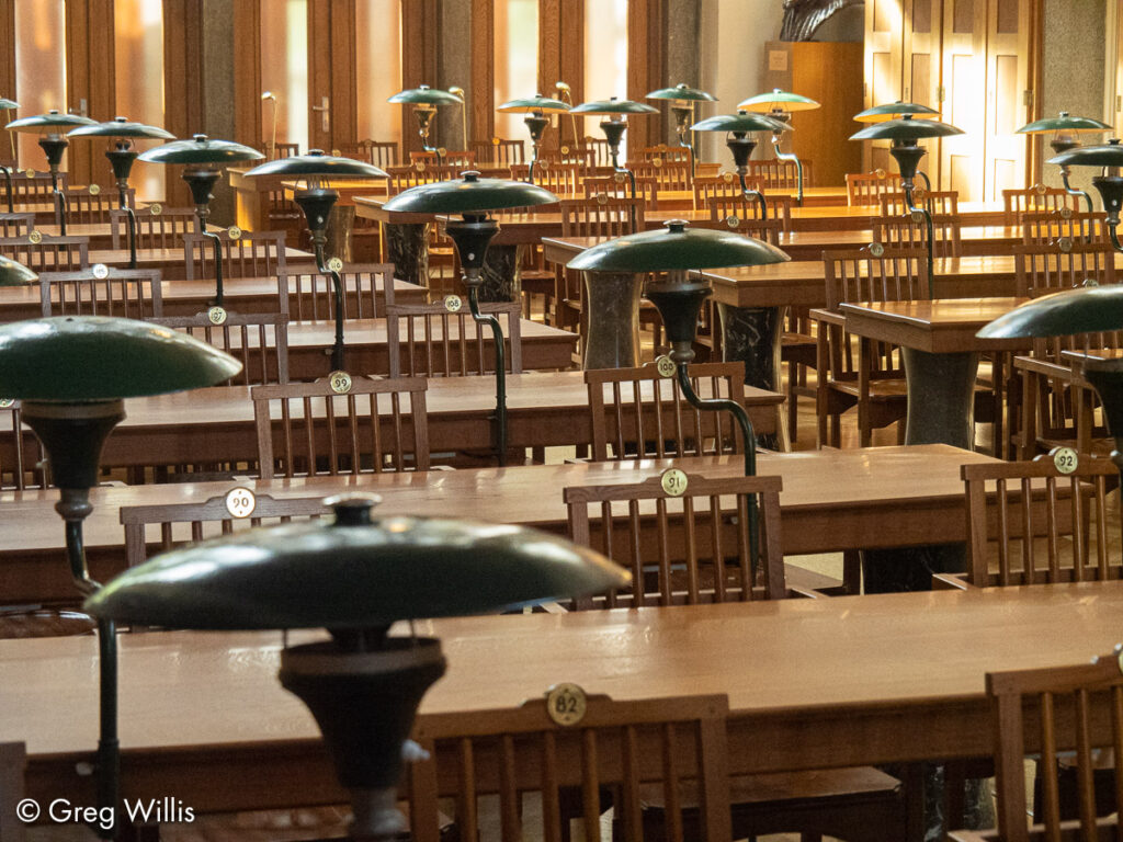 Reading Room Desks, Slovene National and University Library