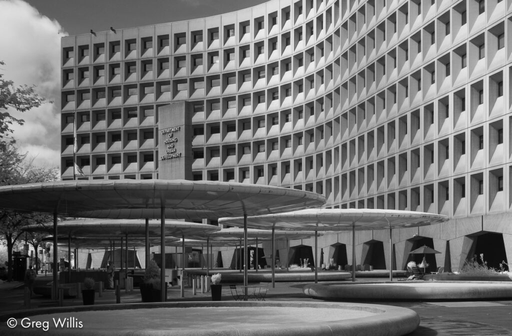 Weaver Federal Building - east side plaza