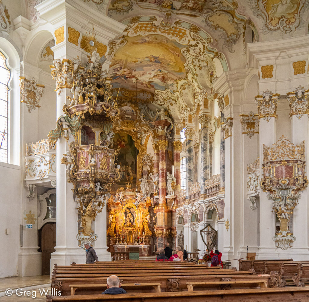 Ambo and High Altar, Pilgrimage Church of Wies