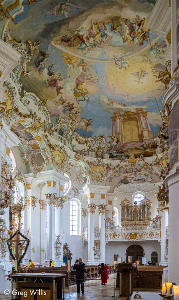 Interior and Ceiling, Pilgrimage Church of Wies