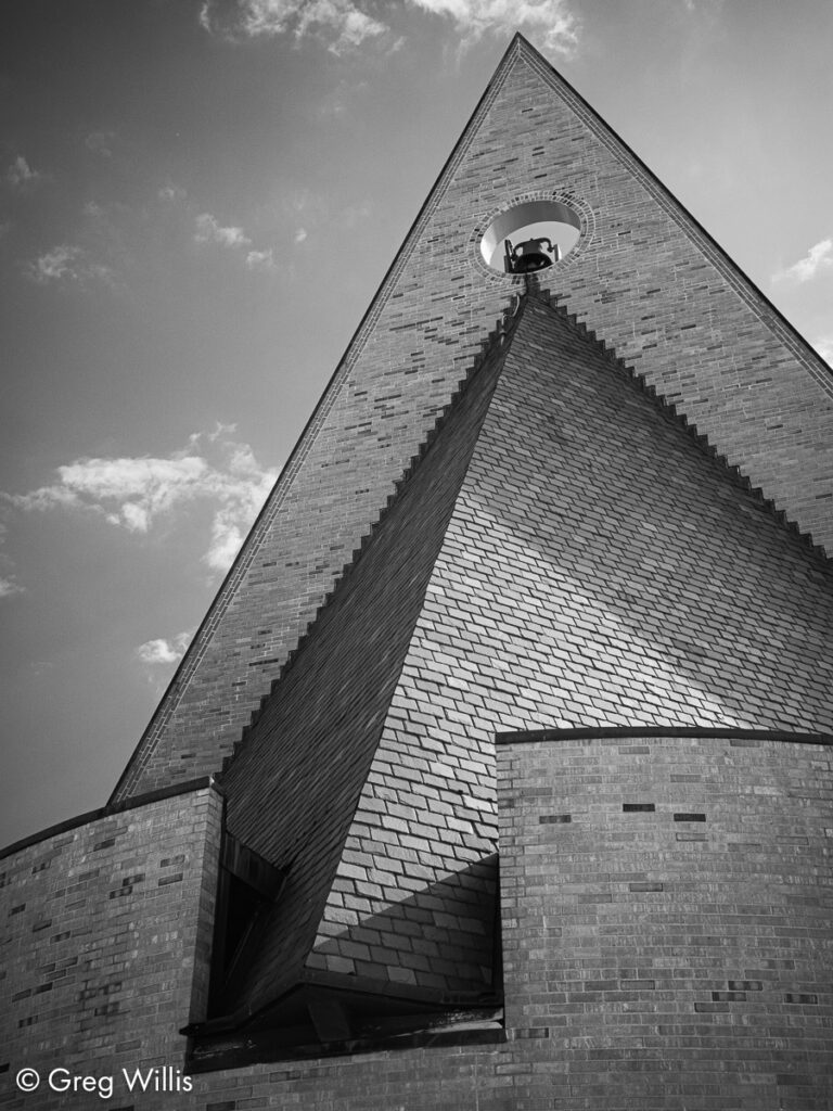 Sanctuary bell from the southwest