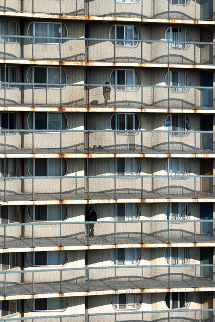 Detail of a residential block.