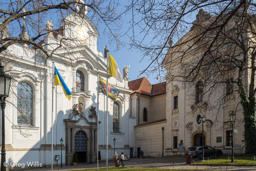 Strahov Monastery, Church (L) and Library (R)