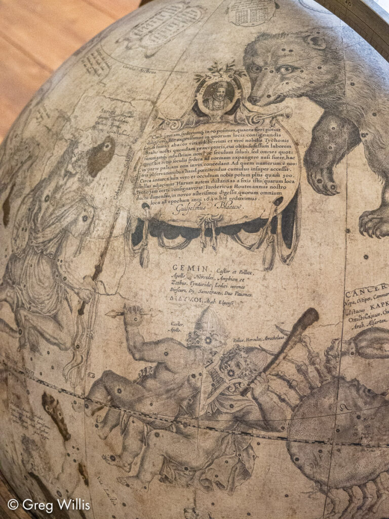 Astronomical globe, with the Zodiac & Ursa Major