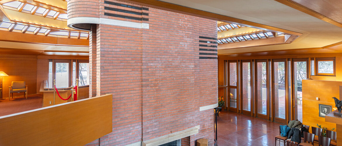 Great room from second level, Wingspread
