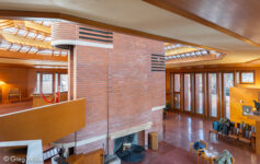 Great room from second level, Wingspread