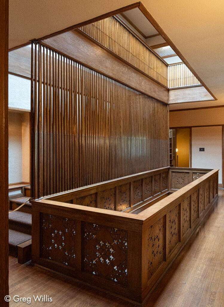 Upstairs Hall Screen and Railing, Charnley-Persky House