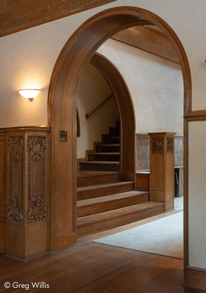 Stairs from the Library, Charnley-Persky House