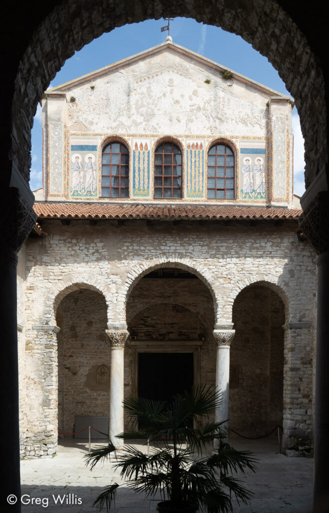 Entrance to the Euphrasian Basilica
