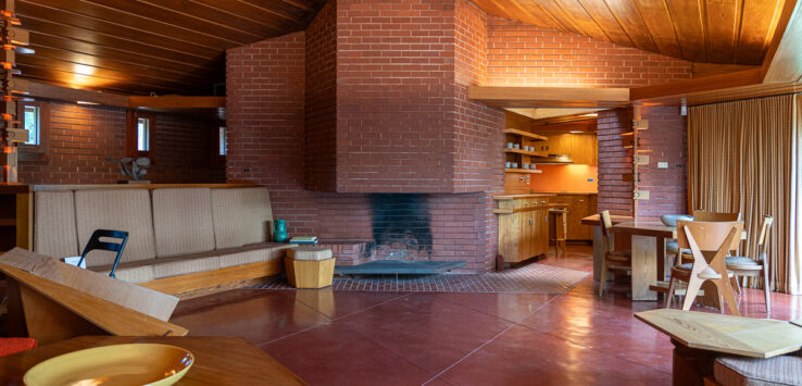 Living & Dining Areas with the Kitchen, Ebsworth House
