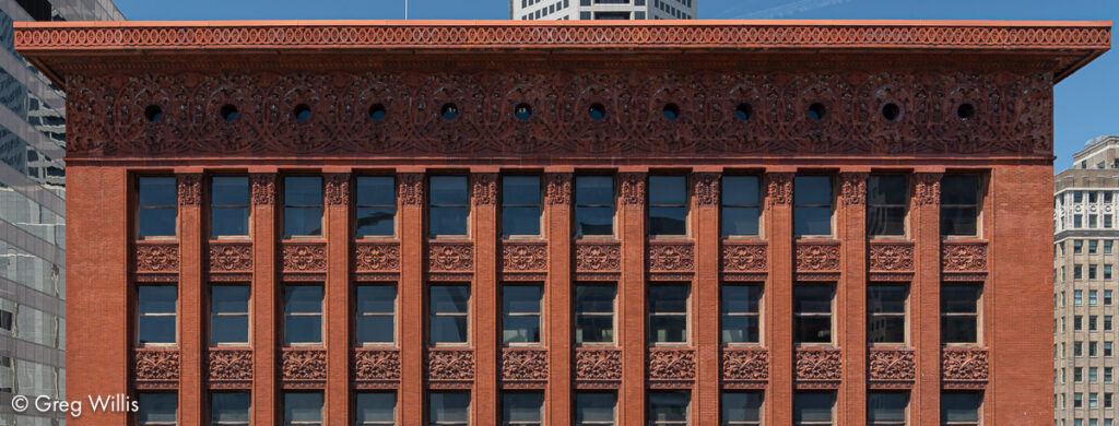 Top of East Façade, Wainwright Building