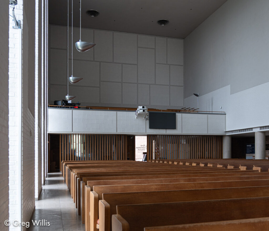 Rear of Sanctuary, First Christian Church