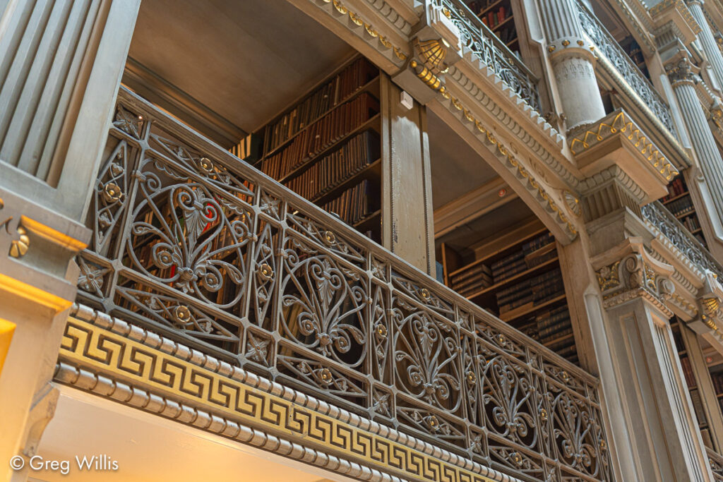 Detail, Peabody Library