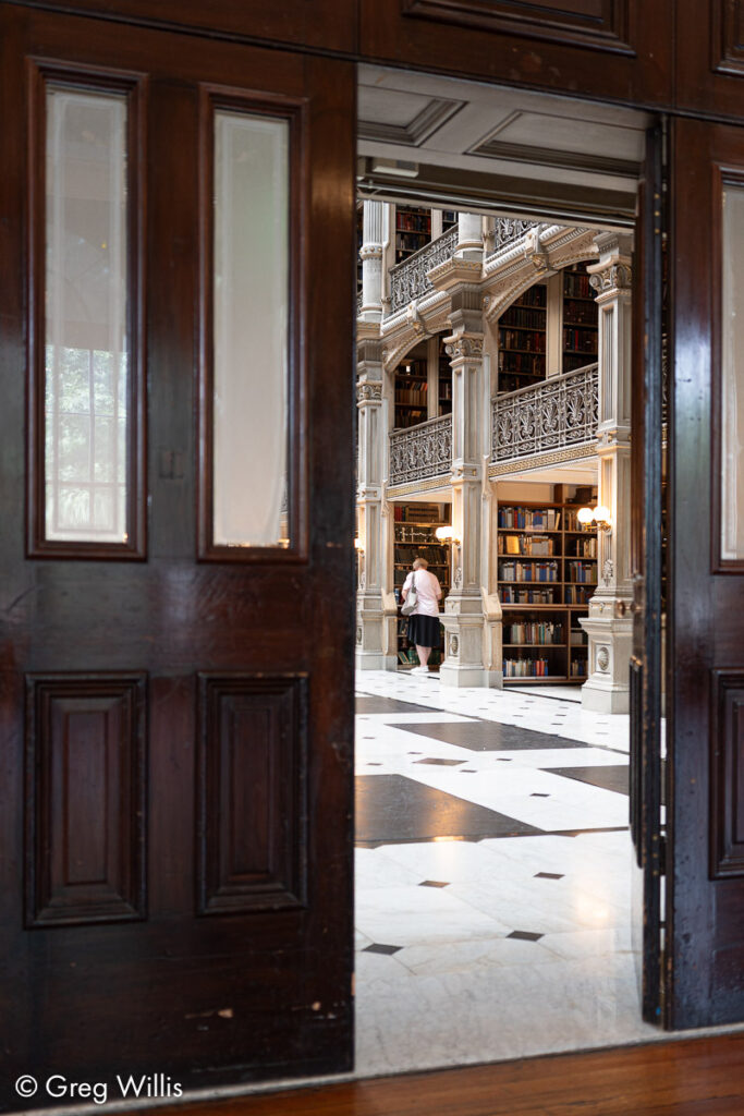 Library Door, Peabody Library