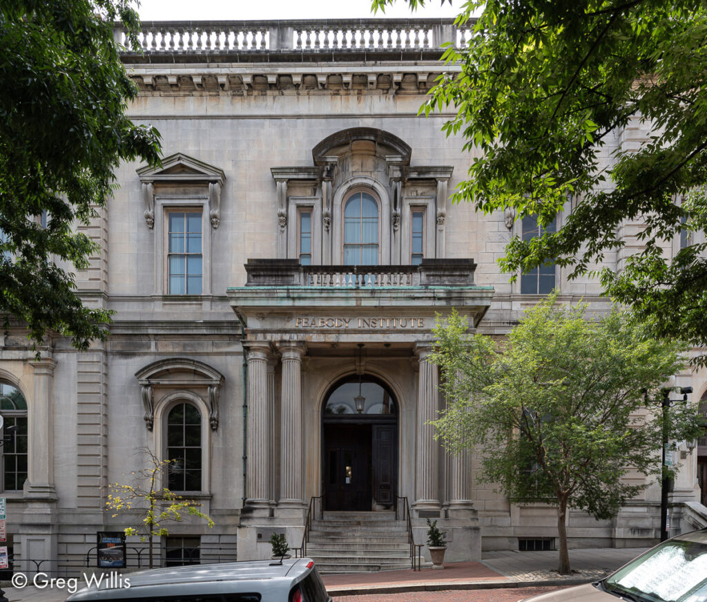 East Mt Vernon Place Entrance, Peabody Library
