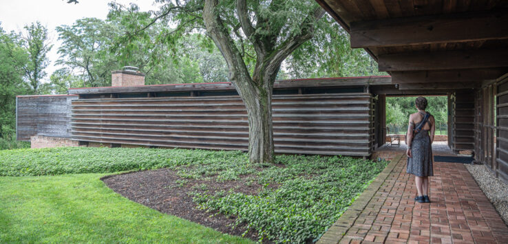 Studio Wing and Covered Walkway, Schweikher House