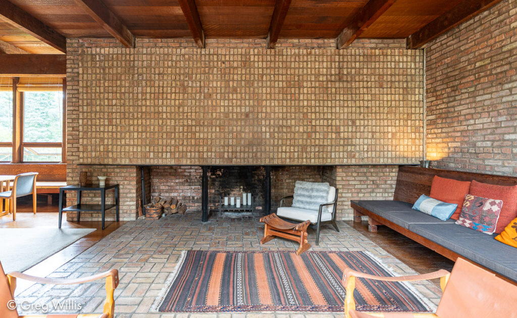 Main Fireplace, Schweikher House