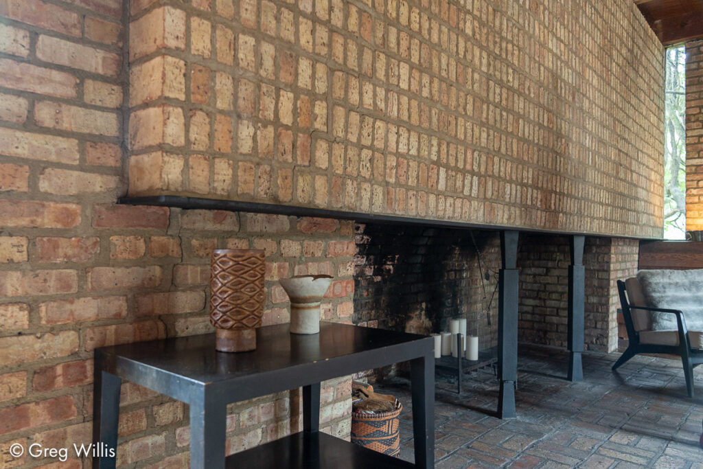 Main Fireplace, Schweikher House