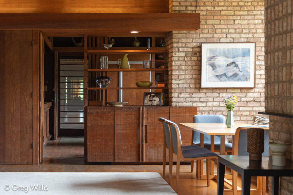 Dining Area and Kitchen, Schweikher House