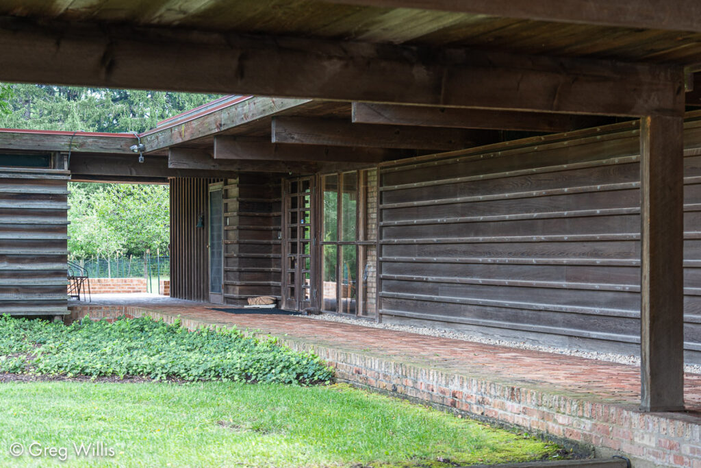 Covered Walkway and Main Entrance, Schweikher House