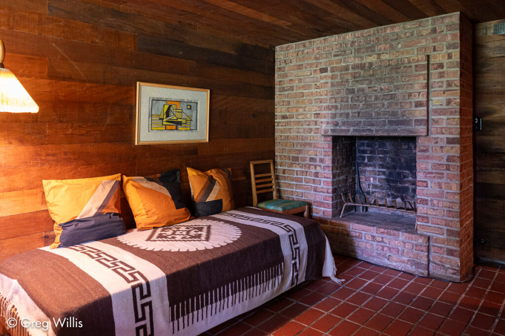 Lower Bedroom, Studio Wing, Schweikher House